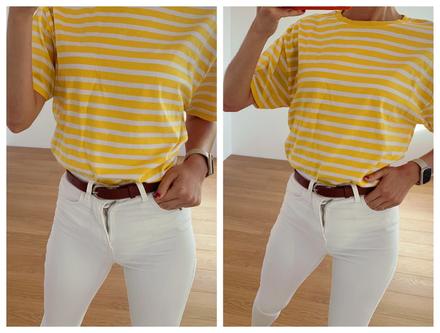 Pasikovane tricko, zara,xs