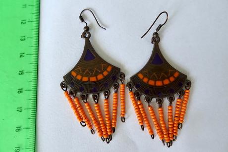 Náušnice oranžové, 