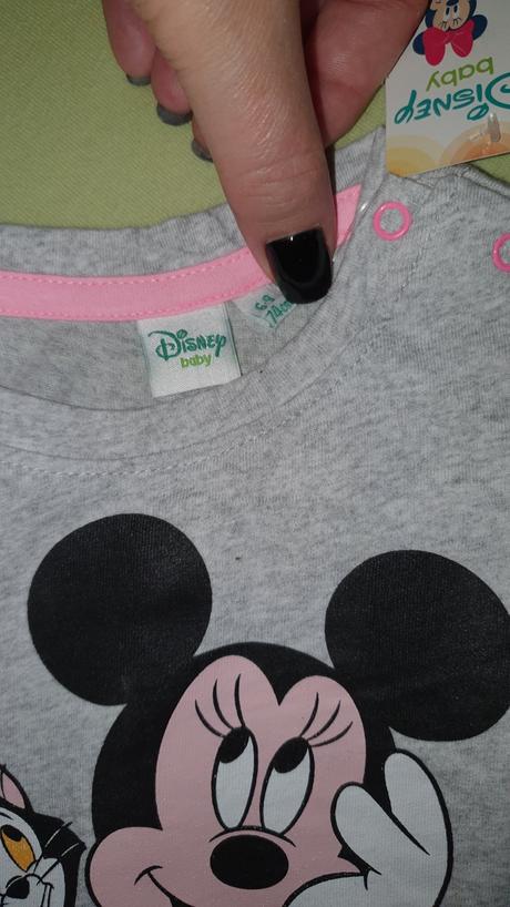 Disney minnie tričko s dlhým rukavom, disney,74