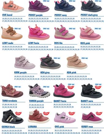 Protetika barefoot katalóg jeseň 2026, protetika,19 - 36