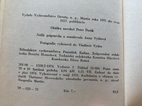 Varíme v prírode-prvé vyd.1975, 