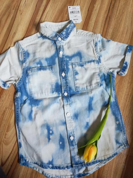 Riflová košela next, next,104 / 110 / 122