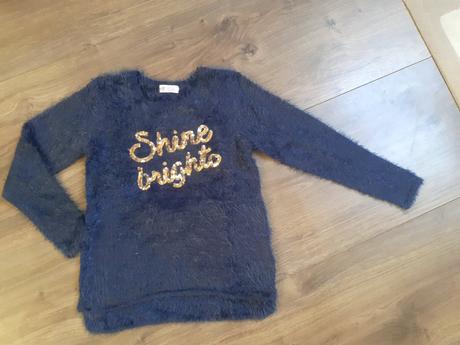 Chlpaty sveter, h&m,134