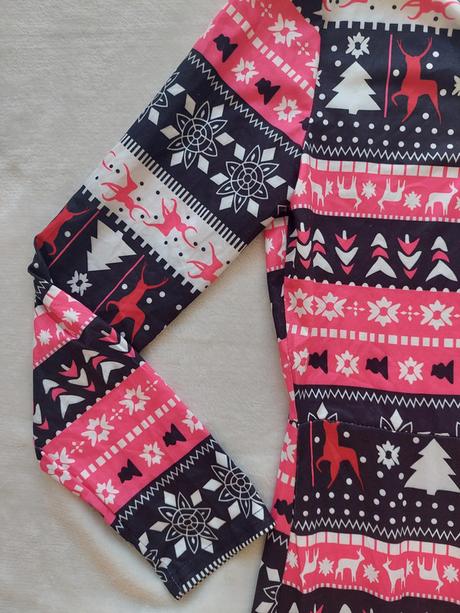 Sexi pyžamko s vianočným vzorom veľ.m, m