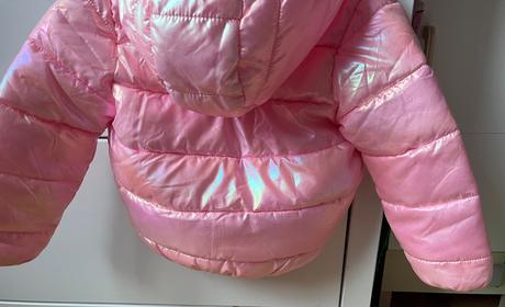 Metalická ružová prechodná bunda, 98, 98