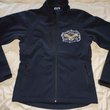 Bunda softshellová russell veľ 140 modrá, 140