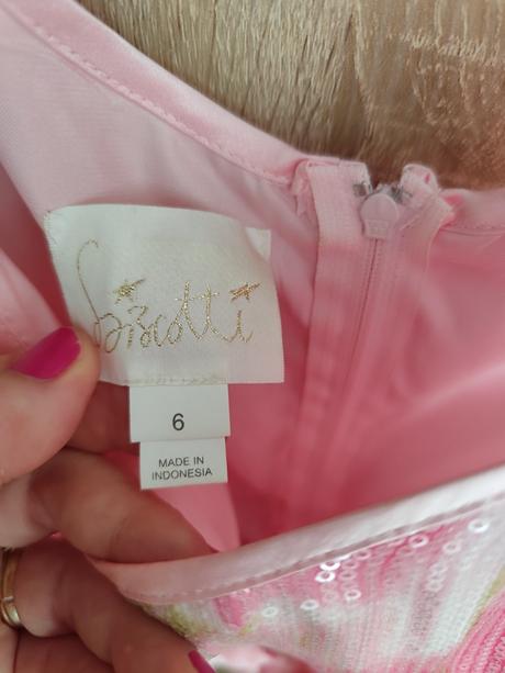 Šaty biscotti veľ.110/116, 116