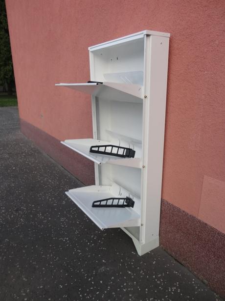 Botník plechový výklopný,