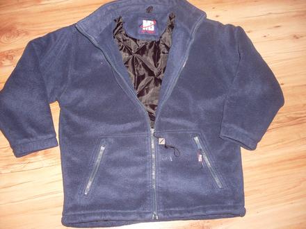 Teplá flisová mikina/bunda 128/140, 134