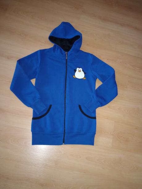 Predĺžená mikina s-m, s