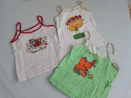 Tielka/tričko na ramienka 98 4kusy, 98