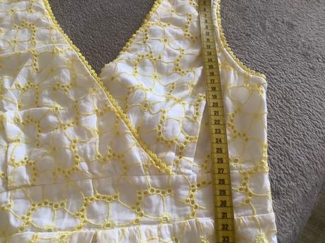 Bavlnené azurkove šaty 2+1napoly, xs