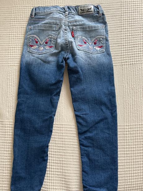 Levis dievčenské rifle 104/110 regulovateľný pás, levis,104