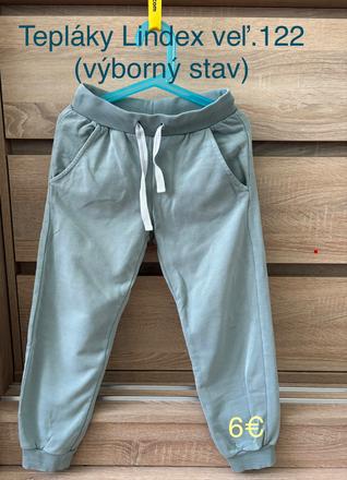 Tepláky lindex veľ. 122, lindex,122