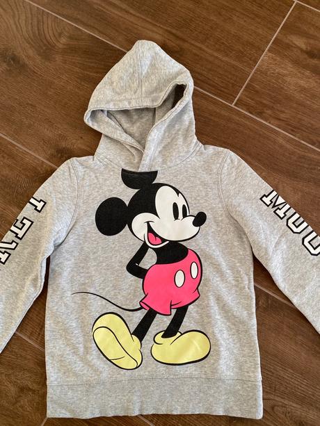 Mikina mickey, h&m,134