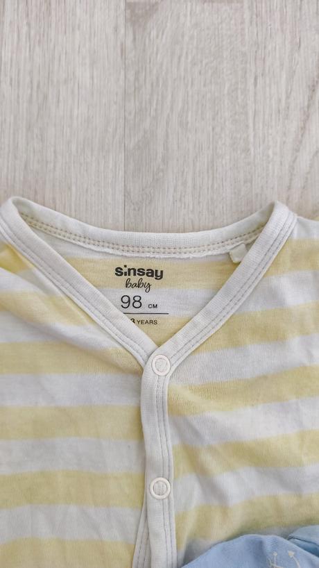 3 krátke overaly / letné pyžamká, sinsay,98