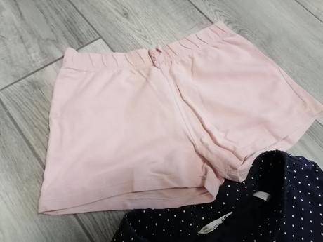 3x šortky - 134, h&m,134