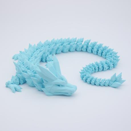 Krištáľový drak crystal dragon 3d tlač,