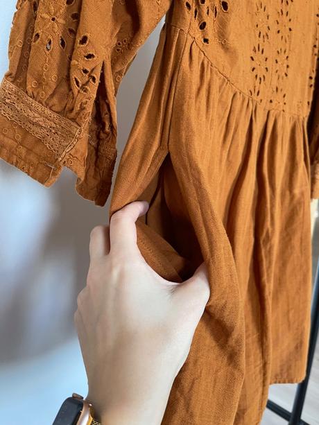 Horčicový šato-overal zara, zara,s