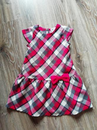 Kárované šaticky, h&m,104