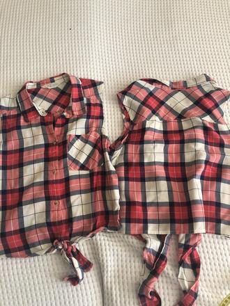 152 tenká blúzka bez rukávov pre dvojičky, 152