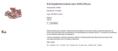 D.d.step led sandálky, d.d.step,23
