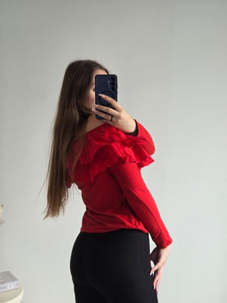 Top s volánmi m/l, h&m,m