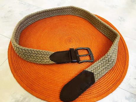 Naturálny jutový opasok,