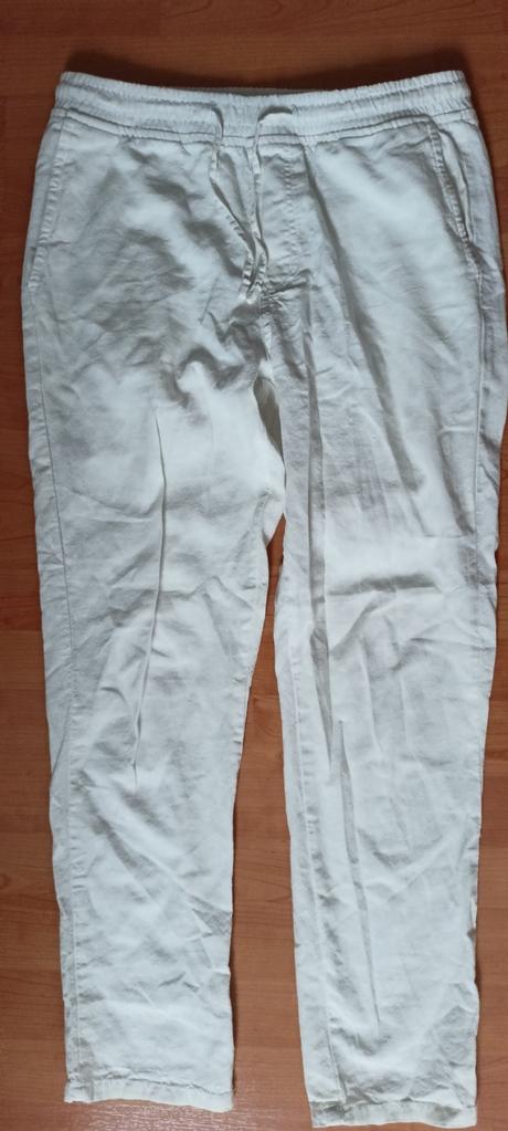 Plátené nohavice smog "s", s