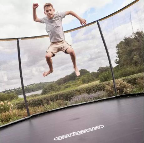 Nová záhradná trampolína sportspower 430 cm (4,3m),