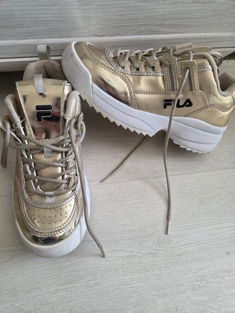 Zlaté fila tenisky, fila,41