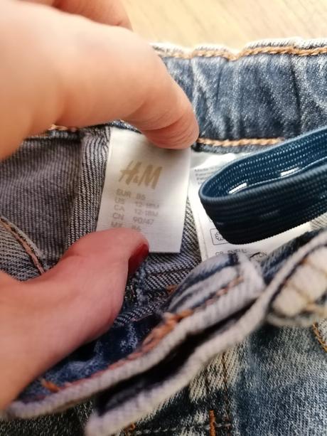 Štýlové rifliky, h&m,86