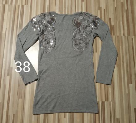 Bavlneny dlhší pulóver 38, 38