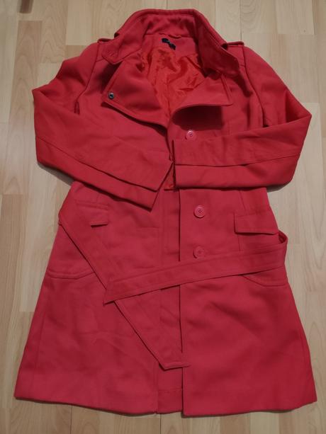 Prechodný kabát s opaskom, s