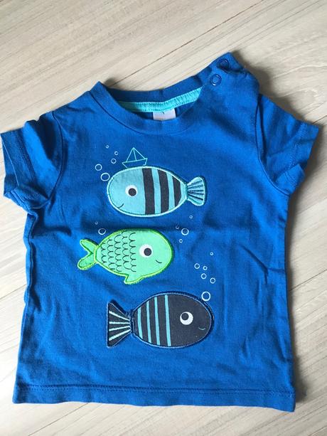 Tričko s rybkami, c&a,68