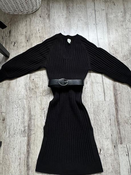 H&m hrube  dlhe pletene saty, h&m,s