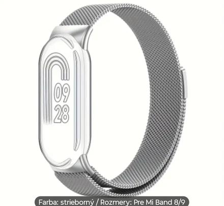 Remienky na xiaomi mi band 9 a 8, 