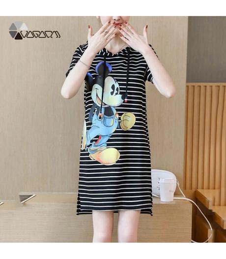 Saty mickey s kapucnou, s