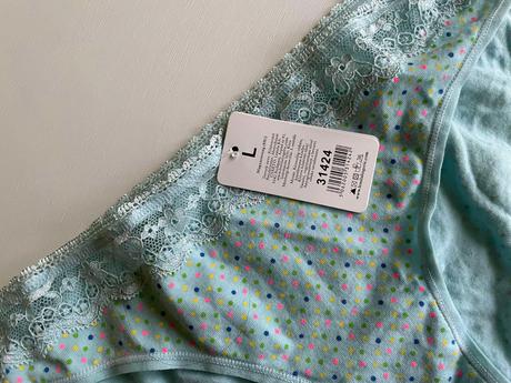 Nové bodkované nohavičky dámske č.l značky lemila, lemila,l
