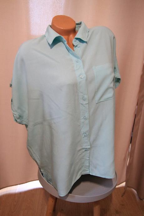 Viskózová mentolová košeľa, xxxl, george,xxxl