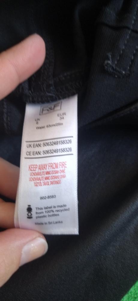 Kožené nohavice, f&f,34