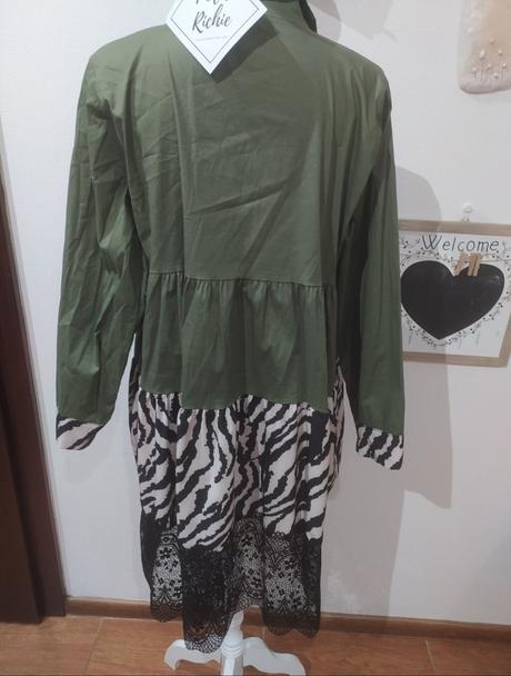 Košeľové šaty s krajkou, 