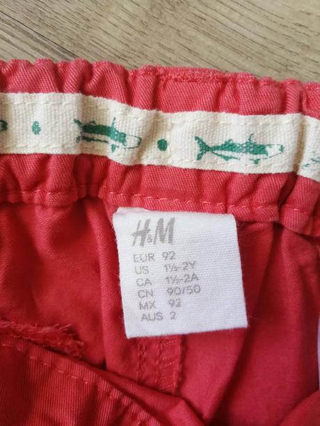 Nenosené nohavice 92 h&m, h&m,92