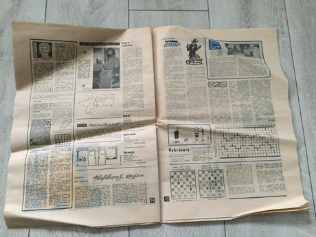 Stare noviny nedelna pravda 44, 1.11. 1974, 