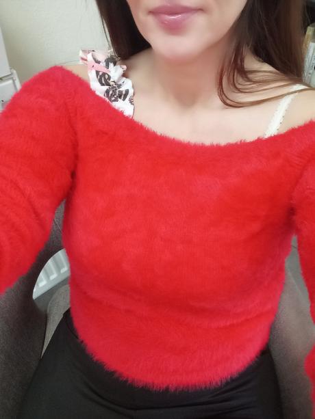 Alpakovy svetrik, h&m,s