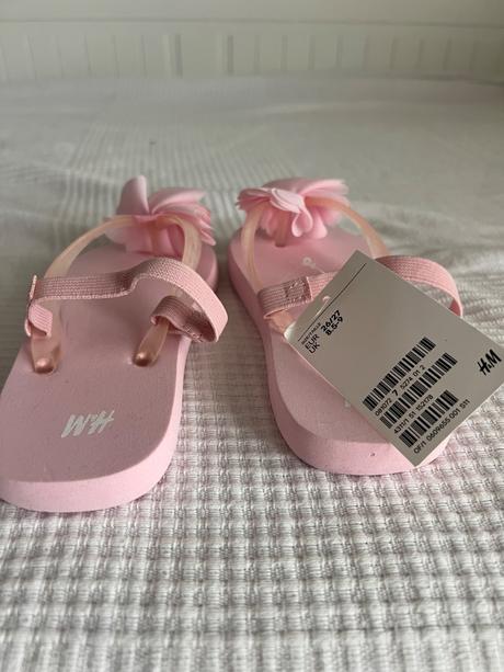 Dievčenské žabky veľkosť 26/27, h&m,26