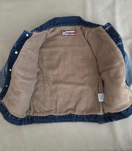 Chlapčenská riflová bunda - zateplená, 104