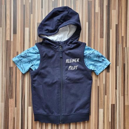 Tričko s vestou komplet, topolino,104