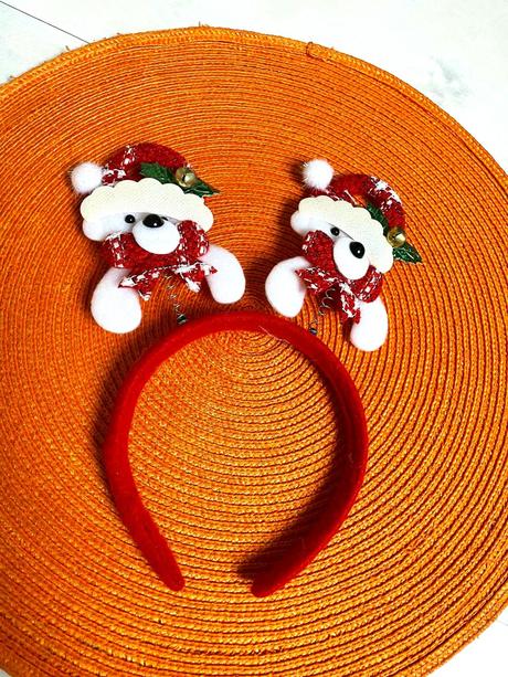 Vianočná dekoratívna čelenka, 