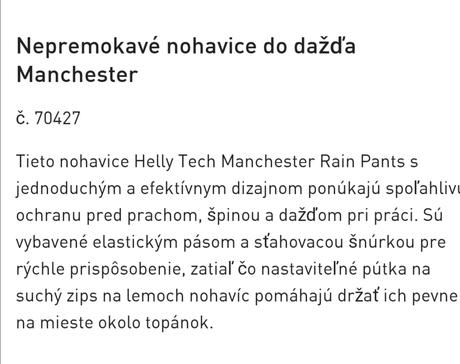 Značkové nohavice do dažďa/outdoor, helly hansen,m